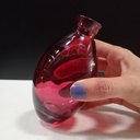 Ver mais imagens de Vaso Garrafa Decorativo de Vidro Vinho 12x7x7cm Enfeite Sala Mesa Estante Flores