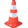 Cone 50Cm Laranja/Branco Refletivo Vonder - 1