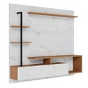 Ver imagem 2 de Painel para Tv até 58 Pol 180x162cm Maragogi Calacatta Freijó