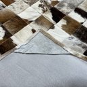 Ver imagem 3 de Tapete de Couro Marrom Malhado Escuro 1,00x2,00 C/B Pç 10x10