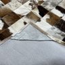 Tapete de Couro Marrom Malhado Escuro 1,00x2,00 C/B Pç 10x10 - 3