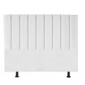 Kit Cabeceira e Calçadeira Baú Queen 160cm Cancun Suede Branco - D a Decor - 2