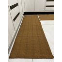 Ver imagem 2 de Jogo Rústico 3 Peças 1 Passadeira + 2 Tapetes Marrom