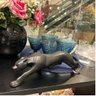 Pantera em Cerâmica - Preto Fosco - 37 Cm Decoração de Luxo (feita no Brasil) - 1