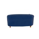 Ver imagem 6 de Namoradeira Sofá Feijão Cancún 150cm Orgânica Suede Azul Marinho