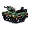 Carrinho Elétrico com Controle Remoto Mini Tanque com Som Luz e Disparador de Munição Camuflado Verd - 6