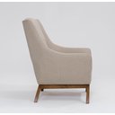 Ver imagem 4 de Poltrona Dekorien Juliet Premium Linho Aveia com Puff