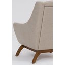 Ver imagem 7 de Poltrona Dekorien Juliet Premium Linho Aveia com Puff