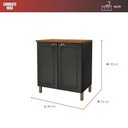 Ver imagem 3 de Balcão Firenze 80 Cm - 2 Portas 1 Prateleira - Indekes