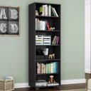 Ver imagem 6 de Kit 2 Peças Mesa Escrivaninha Gamer e Estante 5 Prateleiras