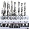 Jogo de Brocas - 1,0 a 10mm - Din 338 N - com 19 Peças - 05,0160 - Rocast - 5