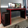 Conjunto Home Office 3 Peças Mesa Gamer, Gaveteiro e Estante Móveis Leão - 11