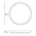 Ver imagem 5 de Aparelho de Jantar 30 Peças Bio Vanilla Cerâmica Orgânico Off White Porto Brasil Mesa Posta