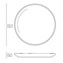 Ver imagem 3 de Aparelho de Jantar 30 Peças Bio Vanilla Cerâmica Orgânico Off White Porto Brasil Mesa Posta