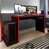 Conjunto Home Office 2 Peças Mesa Gamer 1 Gaveta e Gaveteiro 4 Gavetas Móveis Leão - 8