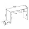 Conjunto Home Office 2 Peças Mesa Gamer 1 Gaveta e Gaveteiro 4 Gavetas Móveis Leão - 2