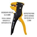 Ver imagem 5 de Alicate Decapador Cortador de Fios e Cabos Ajustável Fertak