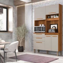 Kit Cozinha Dubai 5 Portas 2 Gavetas Nicho Sallêto - 3