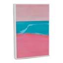 Ver imagem 1 de Quadro Decorativo Horizonte Coral com Moldura Filete