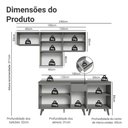 Ver imagem 4 de Armário de Cozinha Completa 240 Cm Nice Madesa 06