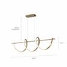Lustre Pendente 30w 90cm 3 Cores de Luz Moderno Bivolt Lumier - 3
