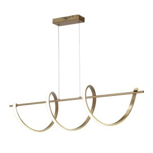 Lustre Pendente 30w 90cm 3 Cores de Luz Moderno Bivolt Lumier