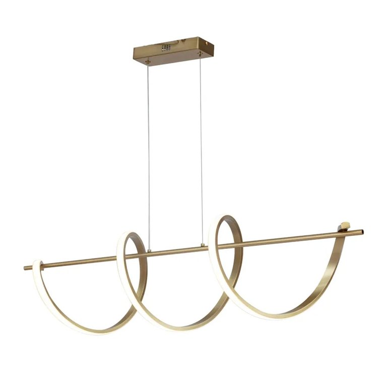 Lustre Pendente 30w 90cm 3 Cores de Luz Moderno Bivolt Lumier