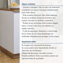 Ver mais imagens de Balcão 1 Porta com Rodapé 40cm 100% MDF Rainha Branco/Nature