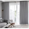 Cortina Blackout 4,00 X 2,50 Trilho Suiço em Tecido Cinza - 1