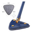 Ver imagem 6 de Esfregão Mop Giratório Triangular Limpa Chão Vidro Teto: