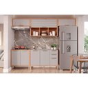 Ver imagem 1 de Kit Cozinha Mgm 5 Peças Eloise C5p256 Cinamomo/platina