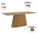 Ver imagem 4 de Mesa Jantar Vidro 200cm Kit 8 Cadeiras Aço Preto Napoli Bege H02 - D'Rossi