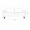 Ver imagem 6 de Sofá de Couro Melfi 3 Lugares Conhaque com Brilho - Mempra