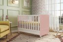 Ver imagem 3 de Berço Mini Cama Encanto Rosa/branco - Peternella