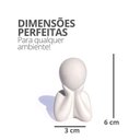 Ver imagem 3 de Estátua Decorativa Família Filho(a) 6cm em Cimento Artesanal Palha