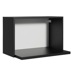 Armário Aéreo Madesa para Reims, Lux, Glamy 60 cm com Nicho para Microondas e Forno Elétrico Preto - 2