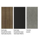 Ver imagem 3 de Conjunto Sala de Jantar Mesa Tampo de Vidro 6 Cadeiras Rustic-preto-silver Marissa Madesa