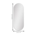 Ver imagem 4 de Espelho Multiuso Lapidado Pendurador 130x50cm Oblongo