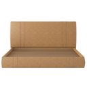 Ver imagem 3 de Cama King Flutuante com Cabeceira 195cm Astra S04 Couríssimo Bege - Lyam Decor