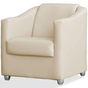 Ver imagem 1 de Poltrona Decorativa Luiza Sintético Bege