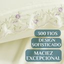 Ver imagem 3 de Jogo Cama Box Queen Solene 100%algodao Extra Macio Premium:lilas