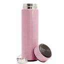 Ver imagem 2 de Garrafa Térmica Inteligente de Inox 500ml Tampa C/sensor de Temperatura Led Água Café Chá Rosa