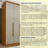 Guarda Roupa Casal 6 Portas 4 Gavetas com Espelho e Pés Veneza Tcil Móveis - 11
