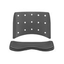 Ver imagem 1 de Encosto e Assento Estofado Ergonômico P/ Cadeira Escritório