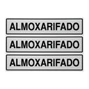 Ver imagem 1 de Combo 3 Placas De Sinalização Almoxarifado 30x7 Acesso - B-508 F9e