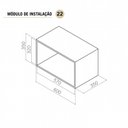 Ver imagem 3 de Escorredor de Louça Versátil para Armário ou Bancada com Bandeja Inox Masutti Copat 4379 - 564 x 85 