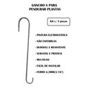 Ver imagem 3 de Gancho S Grande P/ Pendurar Plantas 1 Metro Kit 3 Peças