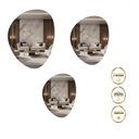Ver imagem 1 de Kit 3 Espelhos Decorativo Organico Lapidado Moderno