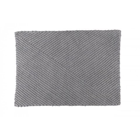 Tapete Breton Dupla Face 50x70 cm Gray Kacyumara 355515.0211.U