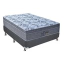 Ver imagem 1 de Cama Box Casal: Colchão Molas Ensacadas Probel MasterPocket Perfil Springs + Base CRC Suede Gray(